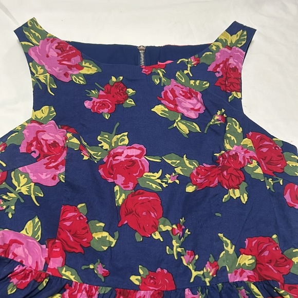 Betsey Johnson Cotton Floral Dress size 10 like new - Picture 1 of 6